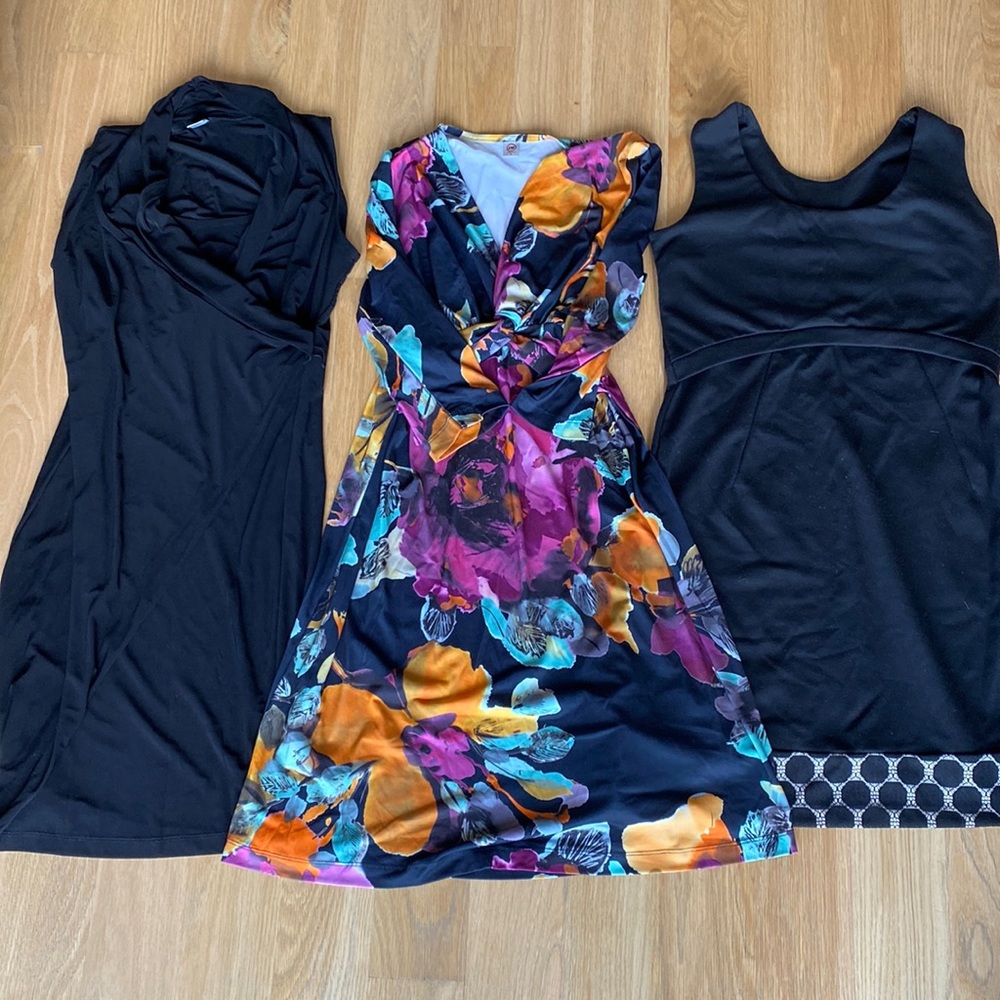 3 maternity and nursing dress size small, JW brand, made in San Francisco. Used